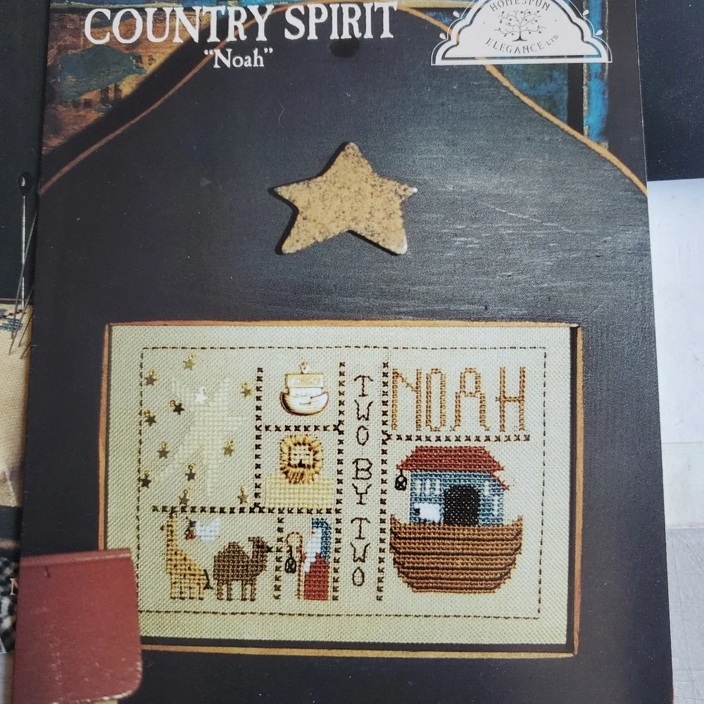 Lot Of 10 Vintage Country Cross Stitch Leaflets Multiple Brands Country Themed
